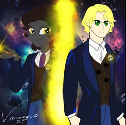 Size: 1280x1277 | Tagged: safe, artist:vanossfan10, derpibooru import, doctor whooves, time turner, equestria girls, doctor who, doctor whooves the great, image, jpeg, regenaration