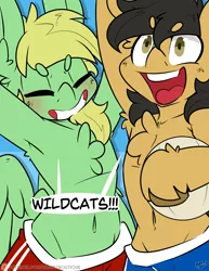 Size: 2550x3300 | Tagged: safe, artist:bbsartboutique, derpibooru import, oc, oc:crisom chin, oc:lemming, pegasus, pony, clothes, image, patreon, patreon reward, png, shorts, sports, volleyball