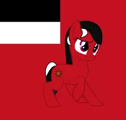 Size: 1088x1036 | Tagged: safe, artist:angelovalouva, derpibooru import, ponified, pony, georgia (country), georgian democratic republic, image, nation ponies, png, solo