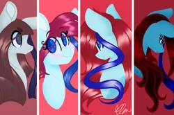 Size: 802x532 | Tagged: safe, artist:donnie-moon, derpibooru import, oc, oc:ren, unofficial characters only, earth pony, pony, blushing, earth pony oc, female, frown, image, jpeg, mare, signature, smiling