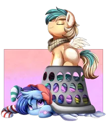 Size: 3069x3565 | Tagged: safe, derpibooru import, oc, unofficial characters only, pegasus, pony, image, laundry, laundry basket, png