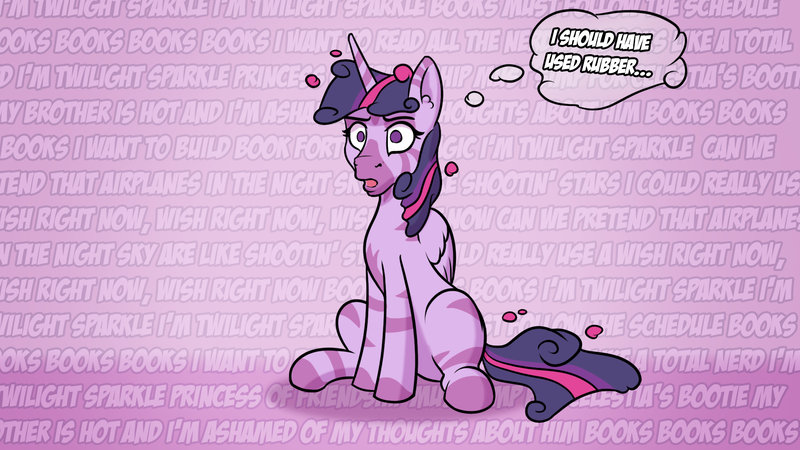 Size: 1920x1080 | Tagged: safe, artist:cocaine, derpibooru import, twilight sparkle, oc, oc:princess coke, alicorn, pony, zebra, zebra alicorn, image, implied mordetwi, implied transformation, open mouth, png, sitting