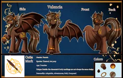 Size: 7360x4685 | Tagged: safe, artist:pridark, derpibooru import, oc, oc:valencia, unofficial characters only, bat pony, pony, bat pony oc, bat wings, butt, chest fluff, dock, ear fluff, female, image, mare, png, raised hoof, raised tail, reference sheet, slit eyes, solo, spread wings, tail, unshorn fetlocks, wings