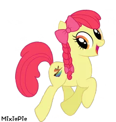 Size: 4000x4207 | Tagged: safe, artist:mixiepie, derpibooru import, apple bloom, earth pony, pony, alternate cutie mark, female, image, mare, older, png, solo