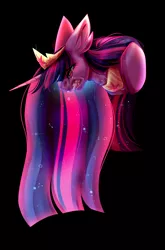 Size: 2442x3700 | Tagged: safe, artist:inspiredpixels, derpibooru import, princess twilight 2.0, twilight sparkle, twilight sparkle (alicorn), alicorn, pony, the last problem, bust, crown, crying, female, image, immortality blues, jewelry, jpeg, mare, older, older twilight, peytral, regalia, solo