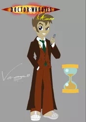 Size: 1280x1816 | Tagged: safe, artist:reg-d-fanfiction, artist:vanossfan10, derpibooru import, doctor whooves, time turner, doctor whooves and assistant, equestria girls, clothes, converse, cutie mark, doctor who, image, jpeg, logo, reference sheet, shoes, sonic screwdriver, timelord
