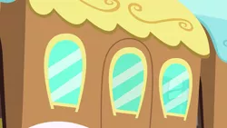 Size: 1280x720 | Tagged: safe, derpibooru import, screencap, flight to the finish, background, friendship express, image, no pony, png, scenic ponyville, train, wagon, window