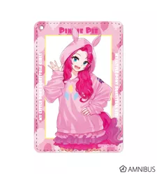 Size: 720x800 | Tagged: safe, artist:yoshit_m, derpibooru import, official, pinkie pie, equestria girls, amnibus, clothes, equestria girls logo, female, hoodie, human coloration, image, jpeg, merchandise, my little pony logo, simple background, solo, text, white background