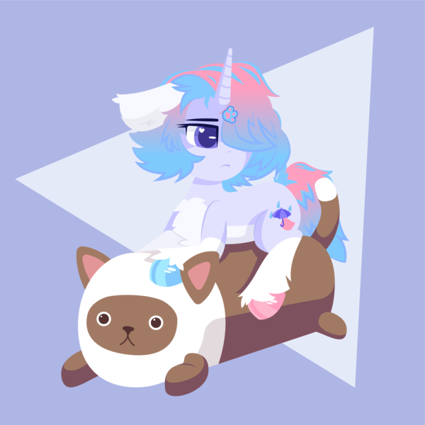 Size: 2084x2084 | Tagged: safe, artist:silverstararts, derpibooru import, oc, unofficial characters only, unicorn, abstract background, cute, fluffy, image, lineless, plushie, png, simple background