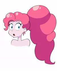 Size: 1455x1818 | Tagged: safe, artist:lyonzyon, derpibooru import, pinkie pie, equestria girls, image, jpeg, looking at you, open mouth, simple background, white background