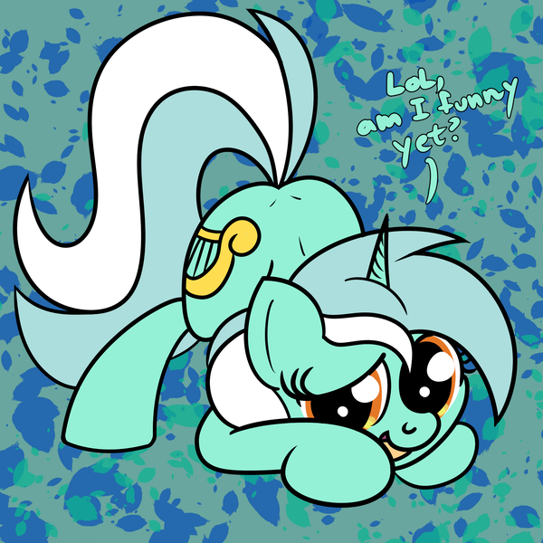 Size: 2000x2000 | Tagged: safe, artist:dafiltafish, derpibooru import, lyra heartstrings, pony, unicorn, ass up, image, jacko challenge, meme, png, solo, text