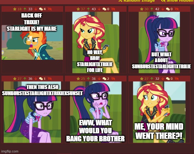 Size: 629x500 | Tagged: suggestive, derpibooru import, edit, edited screencap, screencap, sci-twi, sunburst, sunset shimmer, twilight sparkle, pony, unicorn, equestria girls, equestria girls series, text support, the parent map, angry, caption, cloak, clothes, cropped, glasses, image, implied incest, implied lesbian, implied shipping, implied starburst, implied starlight glimmer, implied startrix, implied straight, implied trixie, jpeg, male, open mouth, solo, stallion, sunburst's cloak, sunburst's glasses, text, text support: sunset shimmer