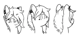 Size: 4000x1836 | Tagged: safe, artist:gnashie, derpibooru import, oc, oc:sky rider, unofficial characters only, pegasus, alternate hairstyle, ear piercing, earring, image, jewelry, pegasus oc, piercing, png, redesign, reference sheet, sketch, wings
