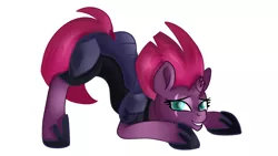 Size: 1920x1080 | Tagged: safe, artist:jbond, derpibooru import, tempest shadow, pony, unicorn, armor, ass up, broken horn, butt, face down ass up, female, horn, image, jacko challenge, looking at you, mare, meme, png, pose, solo