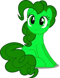 Size: 720x931 | Tagged: safe, artist:pagiepoppie12345, derpibooru import, pinkie pie, earth pony, pony, female, image, mare, png, recolor, simple background, sitting, smiling, transparent background, vector
