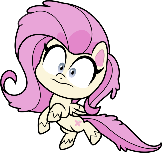 Size: 696x661 | Tagged: safe, artist:sollace, derpibooru import, fluttershy, pegasus, pony, bighoof walking, my little pony: pony life, spoiler:pony life s01e08, .svg available, :|, cute, derpibooru exclusive, female, image, mare, messy mane, png, simple background, solo, transparent background, vector