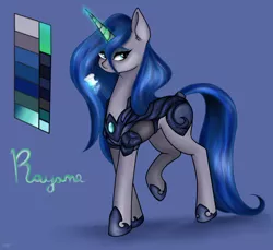 Size: 2526x2313 | Tagged: safe, artist:synthsparkle, derpibooru import, oc, oc:rayane, unofficial characters only, pony, unicorn, food, full body, image, marshmallow, missing cutie mark, png, reference, reference sheet