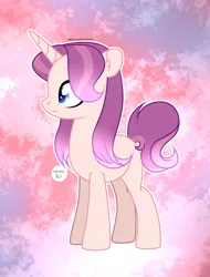 Size: 1280x1680 | Tagged: safe, artist:stardustshadowsentry, derpibooru import, oc, oc:violet sunrise, pony, unicorn, female, image, jpeg, mare, offspring, parent:starlight glimmer, parent:sunburst, parents:starburst, solo