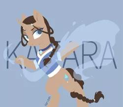 Size: 2009x1744 | Tagged: safe, artist:horizon, derpibooru import, pony, avatar, avatar the last airbender, female, image, katara, png