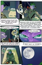 Size: 1280x1949 | Tagged: safe, artist:candyclumsy, derpibooru import, spike, pony, comic:revolution of harmony, alcohol, bed, drake, female, image, jpeg, mare, moon, older, older spike