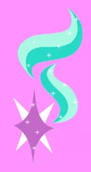 Size: 1024x1927 | Tagged: safe, artist:goldlines005, derpibooru import, starlight glimmer, cutie mark, cutie mark only, image, no pony, pink background, png, simple background