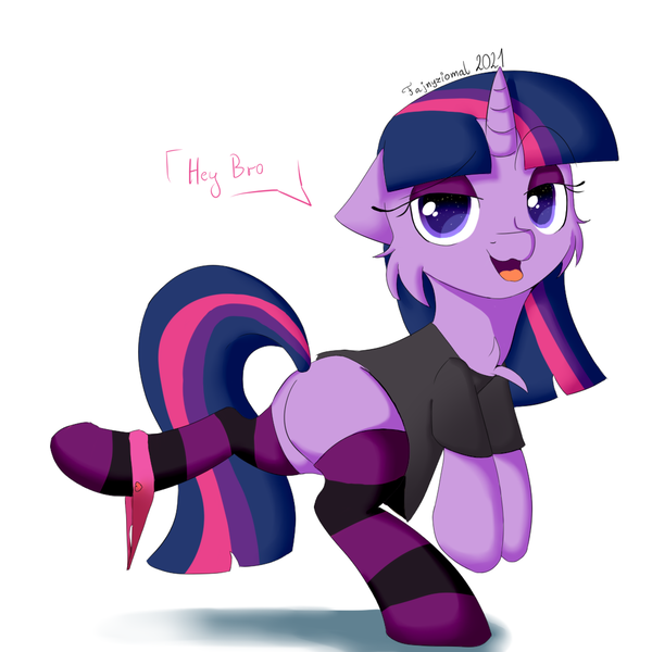 Size: 1080x1080 | Tagged: questionable, artist:fajnyziomal, derpibooru import, twilight sparkle, pony, unicorn, clothes, image, panties, png, socks, solo, underwear