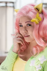 Size: 1000x1500 | Tagged: safe, artist:striderian, derpibooru import, fluttershy, human, clothes, cosplay, costume, image, irl, irl human, jpeg, otakon, otakon 2014, photo