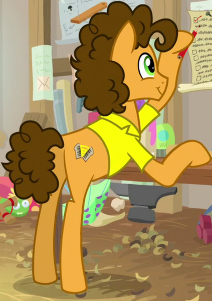 Size: 608x862 | Tagged: safe, derpibooru import, screencap, cheese sandwich, earth pony, pony, season 9, the last laugh, spoiler:s09, butt, cropped, image, male, plot, png, solo, stallion