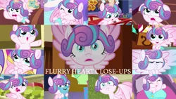 Size: 1280x721 | Tagged: safe, derpibooru import, edit, edited screencap, editor:quoterific, screencap, princess flurry heart, alicorn, pony, a flurry of emotions, baby, close-up, cute, flurrybetes, image, png