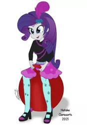 Size: 700x1000 | Tagged: safe, artist:hatakeclarissa, derpibooru import, rarity, image, jpeg, space hopper