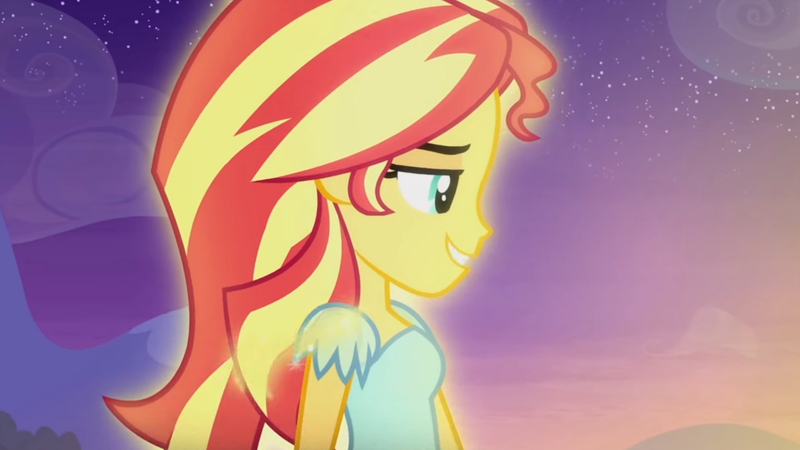 Size: 3410x1920 | Tagged: safe, derpibooru import, screencap, sunset shimmer, equestria girls, my past is not today, rainbow rocks, female, high res, image, jpeg, smiling, solo