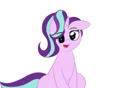 Size: 4960x3508 | Tagged: safe, artist:mlpfimguy, ponybooru import, starlight glimmer, pony, unicorn, female, image, mare, open mouth, png, simple background, solo, transparent background