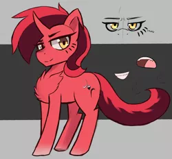 Size: 4524x4192 | Tagged: safe, artist:pure red, derpibooru import, oc, oc:pure red, original species, pony, unicorn, image, png, solo