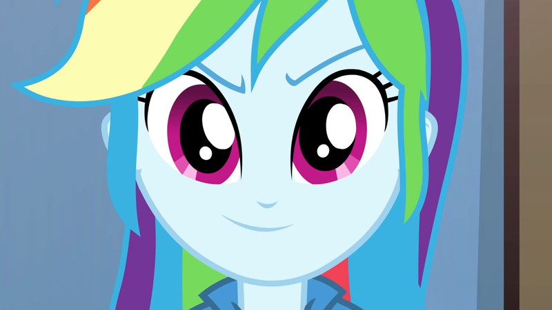 Size: 3410x1920 | Tagged: safe, derpibooru import, screencap, rainbow dash, equestria girls, guitar centered, rainbow rocks, close-up, female, high res, image, jpeg, smiling, solo