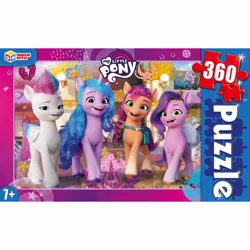 Size: 600x600 | Tagged: safe, derpibooru import, official, izzy moonbow, pipp petals, sunny starscout, zipp storm, earth pony, pegasus, pony, unicorn, cyrillic, female, g5, image, jpeg, mare, merchandise, my little pony logo, puzzle, puzzle box, russian, simple background, text, white background