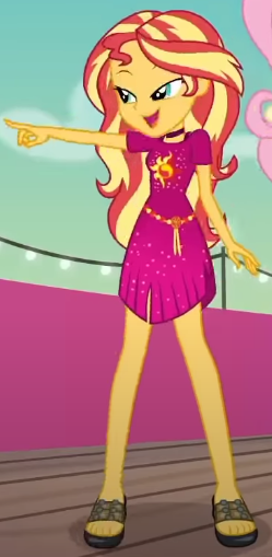 Size: 249x509 | Tagged: safe, derpibooru import, screencap, fluttershy, sunset shimmer, equestria girls, equestria girls series, i'm on a yacht, spoiler:eqg series (season 2), cropped, feet, geode of empathy, image, legs, magical geodes, png, sandals