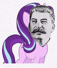 Size: 205x246 | Tagged: safe, banned from derpibooru, deleted from derpibooru, derpibooru import, edit, starlight glimmer, 1000 years in photoshop, image, josef stalin, jpeg, stalin glimmer, wat