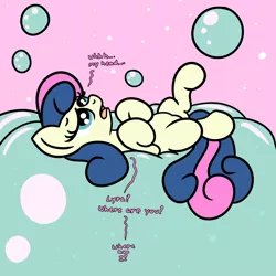 Size: 2000x2000 | Tagged: safe, artist:dafiltafish, derpibooru import, bon bon, sweetie drops, earth pony, pony, comic:day by day, dialogue, dizzy, female, image, mare, png, solo, text
