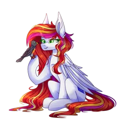 Size: 3000x3000 | Tagged: safe, artist:greenmaneheart, derpibooru import, oc, bird, falcon, pegasus, pony, cute, ear fluff, female, grin, image, mare, ocbetes, peregrine falcon, png, simple background, sitting, smiling, solo, transparent background