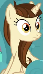Size: 411x707 | Tagged: safe, derpibooru import, screencap, dawnlighter, pony, unicorn, season 8, the hearth's warming club, spoiler:s08, cropped, female, friendship student, image, mare, png, shocked, solo, surprised