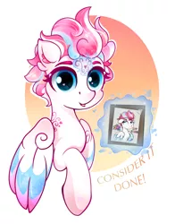 Size: 2334x2974 | Tagged: safe, artist:eris azure, derpibooru import, star catcher, zipp storm, pegasus, pony, my little pony: a new generation, alternate hairstyle, blue eyes, colored wings, crossover, cute, female, females only, g3, g5, generation leap, image, logo, magic, my little pony: a new generation logo, png, poster, short hair, simple background, text, wings