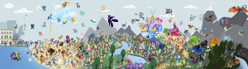 Size: 18644x5250 | Tagged: safe, artist:aanotherpony, artist:agcreativaartly, artist:aj flame ss6, artist:alexdti, artist:alexsc112, artist:aliceg, artist:anontheanon, artist:another_pony, artist:aquaeverglow, artist:ashtoneer, artist:balychen, artist:beadedwolf22, artist:beardie, artist:brisineo, artist:cammy, artist:chaokievery, artist:chelseawest, artist:czu, artist:dafiltafish, artist:danger_above, artist:darkodraco, artist:davierocket, artist:daynightcycle, artist:defiantfox, artist:derp!, artist:derpyalex2, artist:djdavid98, artist:donnik, artist:drawingblanks, artist:dreamweaverpony, artist:dummyhorse, artist:echodraws, artist:egil, artist:falafeljake, artist:faultsunrise, artist:fedot1xa, artist:flutterstormreturns, artist:frecklesfanatic, artist:frist44, artist:fumalunga, artist:funnystargalloper, artist:gatebreakergt, artist:ghostskvllz, artist:gobiraptor, artist:h3nger, artist:hari, artist:hazyspark, artist:huffylime, artist:iamglimm, artist:infamousrebel, artist:jargon scott, artist:jearkdns, artist:jellysiek, artist:jenndylyon, artist:joey, artist:kadus, artist:kaylerustone, artist:king-kakapo, artist:lemonadierpixel, artist:lightningbolt, artist:lockbox, artist:lunnita_pony, artist:machacapigeon, artist:mareschizo, artist:maxisb8, artist:melisareb, artist:memeancholy, artist:mkogwheel, artist:moonatik, artist:naa_artist, artist:necromarecy, artist:nighty, artist:northern wind, artist:not-immortal, artist:opalacorn, artist:pabbley, artist:paint star, artist:paperbagpony, artist:pertdegert, artist:pfeffaroo, artist:phantom arts, artist:phazerarts, artist:pinky102368, artist:pirill, artist:piropie, artist:pizzavioletgirl, artist:plaguemare, artist:pony quarantine, artist:ponynamedmixtape, artist:poxy_boxy, artist:puffysmosh, artist:reddthebat, artist:renderpoint, artist:retro7, artist:rossponeart, artist:sailor, artist:seafooddinner, artist:shacy's pagelings, artist:shadowingartist, artist:shoophoerse, artist:silbernepegasus, artist:sketchiix3, artist:skookz, artist:skyfarer, artist:snus-kun, artist:soulcentinel, artist:sourcherry, artist:spellboundcanvas, artist:spntax, artist:squidoart, artist:srbolsa, artist:superduperath, artist:termyotter, artist:testostepone, artist:the smiling pony, artist:the-minuscule-task, artist:therealegg, artist:threetwotwo32232, artist:tyler, artist:valthonis, artist:vashtwiist, artist:wallparty, artist:wallswallswalls, artist:wenni, artist:wren, artist:yelowcrom, artist:yipsy, artist:yoditax, artist:zenaquaria, derpibooru import, adagio dazzle, ahuizotl, all aboard, allie way, aloe, amethyst star, angel bunny, angel wings, apple bloom, apple fritter, apple rose, apple split, apple strudel, applejack, appointed rounds, aria blaze, aunt holiday, auntie applesauce, auntie lofty, autumn afternoon, autumn blaze, babs seed, barley barrel, beauty brass, berry punch, berryshine, big macintosh, blaze, bloomberg, blossomforth, bon bon, bow hothoof, braeburn, breezette, bright mac, bulk biceps, burnt oak, button mash, caesar, candy mane, capper dapperpaws, captain celaeno, care package, carrot cake, carrot top, cayenne, chancellor neighsay, cheerilee, cheese sandwich, cherry berry, cherry jubilee, chickadee, chief thunderhooves, cinder glow, cipactli, claude, clear sky, cloudchaser, cloudy quartz, coco pommel, coloratura, cookie crumbles, coriander cumin, count caesar, cozy glow, cranky doodle donkey, cup cake, daisy, daring do, davenport, daybreaker, dear darling, derpy hooves, descent, diamond tiara, dinky hooves, discord, doctor caballeron, doctor fauna, doctor whooves, donut joe, double diamond, dragon lord torch, dumbbell, fancypants, feather bangs, featherweight, fern flare, fiddlesticks, fido, filthy rich, fire flare, fire streak, firelight, flam, flash magnus, flash sentry, fleetfoot, fleur-de-lis, flim, flitter, florina tart, flower wishes, fluttershy, fond feather, forest fall, fresh coat, funnel web, gabby, gallus, garble, gentle breeze, gilda, gladmane, golden harvest, goldie delicious, gourmand ramsay, grace manewitz, grampa gruff, grand pear, granny smith, greta, grogar, grubber, gummy, gustave le grande, hayseed turnip truck, high winds, hoity toity, hondo flanks, hoo'far, hoops, igneous rock pie, inky rose, iron will, jack pot, jasmine leaf, jet set, junebug, kerfuffle, kettle corn, king sombra, lemon hearts, li'l cheese, lightning bolt, lightning dust, lily, lily longsocks, lily valley, limestone pie, little strongheart, lord tirek, lotus blossom, luster dawn, lyra heartstrings, mane allgood, maple brown, marble pie, matilda, maud pie, mayor mare, meadowbrook, minty, minuette, mistmane, misty fly, moody root, moondancer, moondancer's sister, moonlight raven, morning roast, mr. hoofington, mr. stripes, mrs. hoofington, ms. harshwhinny, ms. peachbottom, mudbriar, mulia mild, night glider, night light, nightmare moon, nightshade, noi, north point, nurse coldheart, nurse redheart, nurse snowheart, ocean flow, ocellus, octavia melody, opalescence, owlowiscious, party favor, peachy pie, peachy sweet, pear butter, perfect pace, petunia paleo, petunia petals, pharynx, philomena, photo finish, pickle barrel, pinkie pie, pipsqueak, plaid stripes, pokey pierce, pony of shadows, posey shy, pound cake, prim hemline, prince blueblood, prince rutherford, princess cadance, princess celestia, princess ember, princess flurry heart, princess luna, prominence, pumpkin cake, pumpkin smoke, quarterback, queen chrysalis, quibble pants, quiet gestures, rain shine, rainbow dash, rainbowshine, rainy day, randolph, rarity, raspberry beret, raspberry vinaigrette, raven, ripley, rockhoof, roma, roseluck, rover, royal ribbon, ruby pinch, rumble, rusty bucket, saffron masala, sandbar, sapphire shores, sassy saddles, scootaloo, scorpan, screw loose, screwball, seabreeze, shady daze, sheriff silverstar, shining armor, silver lining, silver sable, silver shill, silver spoon, silver zoom, silverstream, skeedaddle, skellinore, sky beak, sky stinger, sludge (dragon), smarty pants, smolder, smooze, snails, snap shutter, snips, snow hope, soarin', somnambula, sonata dusk, songbird serenade, spearhead, special delivery, spike, spitfire, spoiled rich, spot, star dancer, star hunter, star swirl the bearded, star tracker, starlight glimmer, steamer, stellar eclipse, stellar flare, steven magnet, strawberry sunrise, stygian, sugar belle, summer flare, sunburst, sunny daze, sunny skies, sunset shimmer, sunshine smiles, suri polomare, surprise, svengallop, sweet biscuit, sweetie belle, sweetie drops, swoon song, tank, tantabus, teddie safari, tempest shadow, tender taps, terramar, thorax, thunderlane, time turner, toe-tapper, toola roola, torch song, tree hugger, trenderhoof, trixie, trouble shoes, twilight sparkle, twilight velvet, twinkleshine, twist, upper crust, valley glamour, vapor trail, vinyl scratch, white lightning, whoa nelly, wind rider, windy whistles, winona, winter flame, yona, zecora, zephyr breeze, zesty gourmand, zippoorwhill, alicorn, bird, breezie, bugbear, cerberus, changeling, chimera, diamond dog, earth pony, gryphon, hippogriff, hydra, kirin, manticore, pegasus, pony, roc, siren, sphinx, timber wolf, windigo, zebra, my little pony: the movie, the break up breakdown, the last problem, absurd file size, absurd resolution, apple family member, blossom burst, boulder, boy bullies, cloud, cloudsdale, collaboration, female, flim flam brothers, flying, food, forest, g4 mega collab, guardian angel, horn, image, male, manehattan, mare, mountain, muffin, multiple heads, pillars of equestria, png, river, river song, shadowbolts, sitting, spa twins, stallion, sunspot (g4), three heads, tree, wall of tags, wings, yack