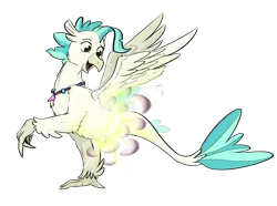 Size: 2308x1720 | Tagged: safe, artist:testostepone, derpibooru import, part of a set, terramar, hippogriff, seapony (g4), g4 mega collab, image, male, png, simple background, solo, solo male, transformation, transparent background