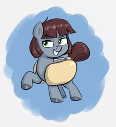 Size: 1952x2132 | Tagged: safe, artist:heretichesh, derpibooru import, oc, unofficial characters only, earth pony, pony, clothes, costume, food, food costume, hot dog, hot dog costume, image, jpeg, lidded eyes, meat, sausage, solo