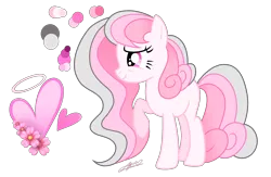 Size: 2959x1928 | Tagged: safe, artist:muhammad yunus, derpibooru import, blossom, oc, oc:princess blossom, earth pony, pony, 2021, base used, cute, cutie mark, female, flower, heart, image, indonesia, mare, medibang paint, png, simple background, smiling, solo, transparent background