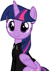 Size: 1280x1834 | Tagged: safe, artist:edy_january, derpibooru import, edit, vector edit, twilight sparkle, twilight sparkle (alicorn), alicorn, clothes, gopnik, hardbass, image, jacket, png, slav, solo, vector