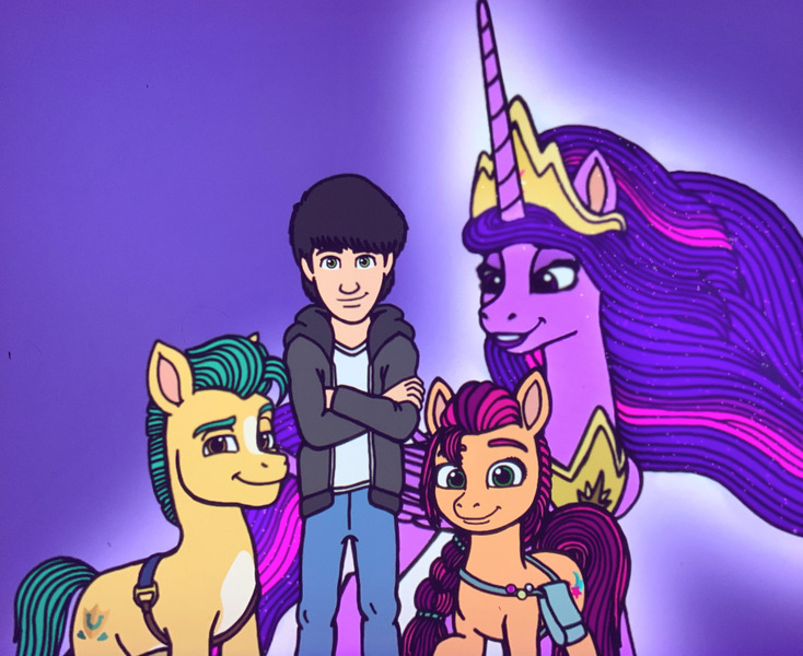 2518023 - safe, artist:jmantheangel, derpibooru import, hitch trailblazer, princess  twilight , sunny starscout, twilight sparkle, twilight sparkle  (alicorn), oc, oc:j-man, alicorn, earth pony, human, pony, princess  twilight sparkle (episode), the ...