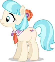 Size: 2652x2999 | Tagged: safe, artist:frownfactory, derpibooru import, coco pommel, earth pony, pony, rarity takes manehattan, female, image, mare, png, simple background, solo, transparent background, vector