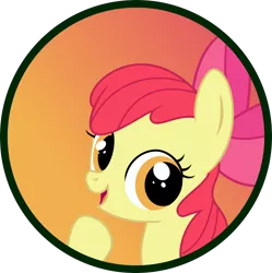 Size: 3000x3007 | Tagged: safe, artist:mlp-scribbles, derpibooru import, apple bloom, earth pony, pony, button, female, filly, image, png, solo