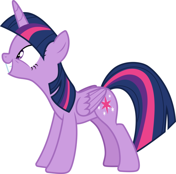 Size: 3043x3000 | Tagged: safe, artist:cloudyglow, derpibooru import, twilight sparkle, twilight sparkle (alicorn), alicorn, pony, shadow play, .ai available, excited, female, image, png, simple background, smiling, solo, transparent background, vector